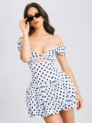 Chic Off-shoulder Cutout Elegant Dress