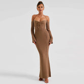 Weliya Full Sleeve Maxi Dress