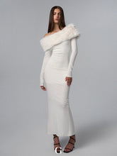 Nalana Strapless White Maxi Dress