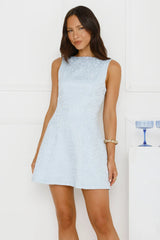 Lagoon Waves Mini Dress
