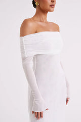 Chic Strapless Backless Socialite Maxi Dress