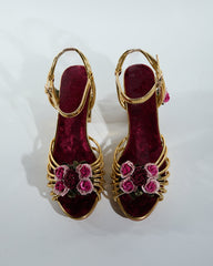 Ea Rose Cage Heels