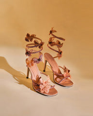 Elisa Glitter Butterfly Snake Sandals