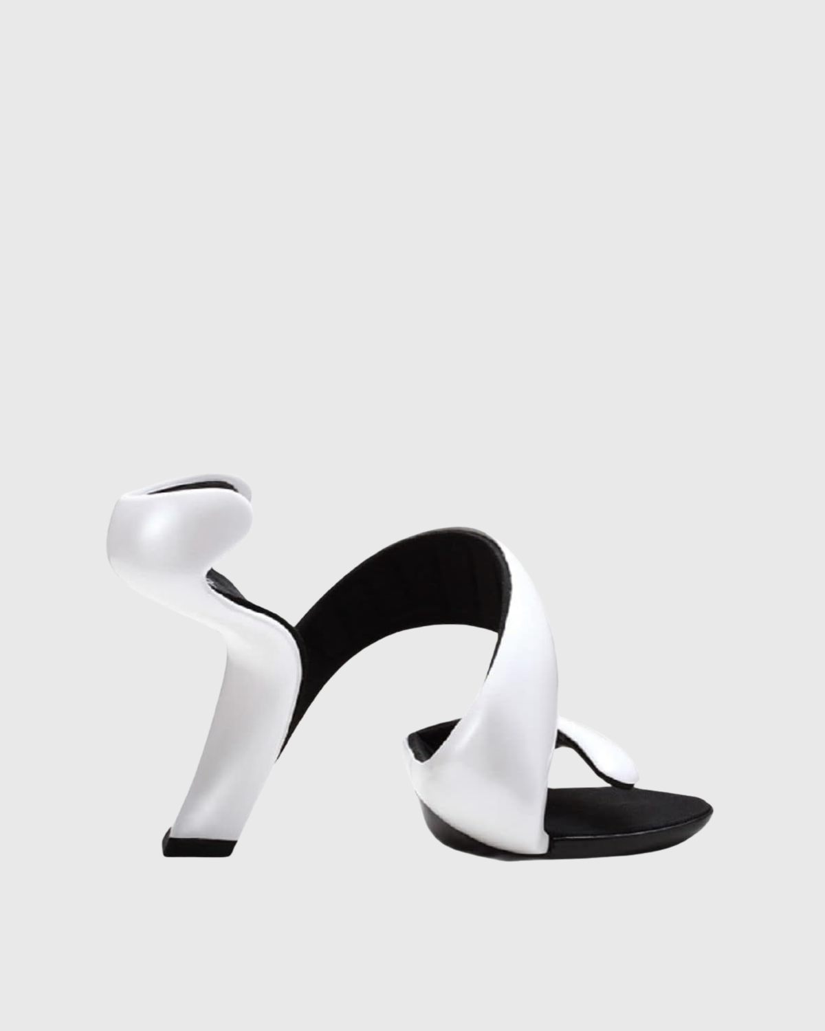 Felicia Twist Heels In White