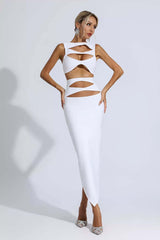 CHARMING CUTOUT ELITE HOLLOW DRESS
