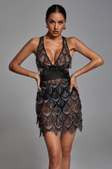 Mini Dress-Elite Lemily-Black