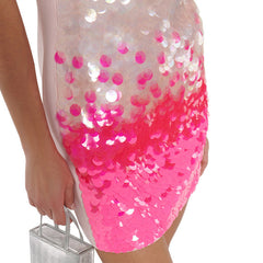 Allure Sparkle Elegant Mini Dress