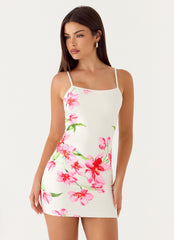 Zabrina Mini Dress White