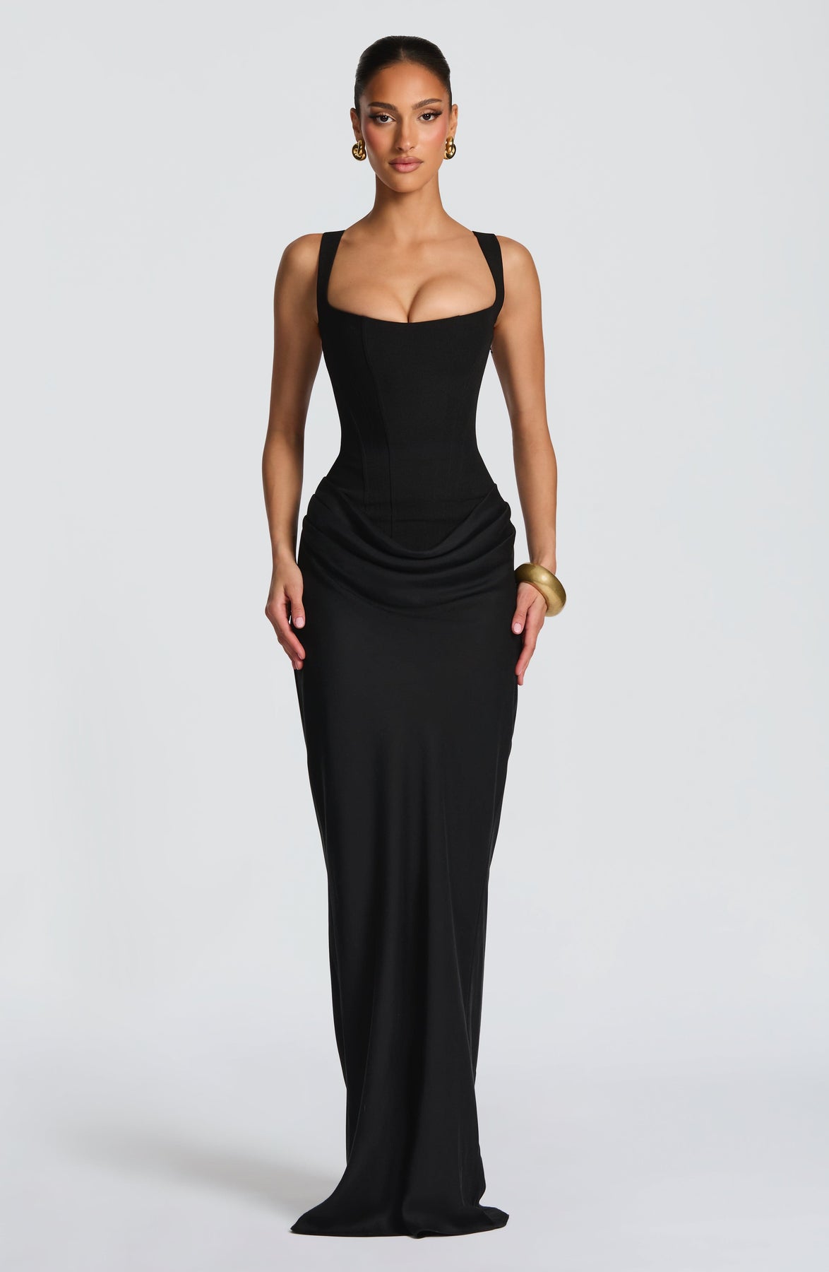 Elerna Maxi dress-Black