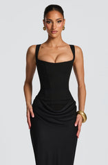 Elerna Maxi dress-Black