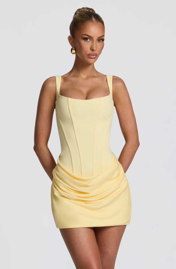 cornelia mini dress Features a pleated bodice Fearless Tour gold fringe 15/06/2026 Colour:Olive