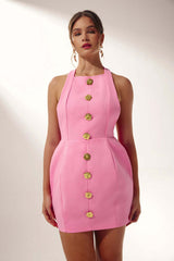LEMA HALTER MINI DRESS